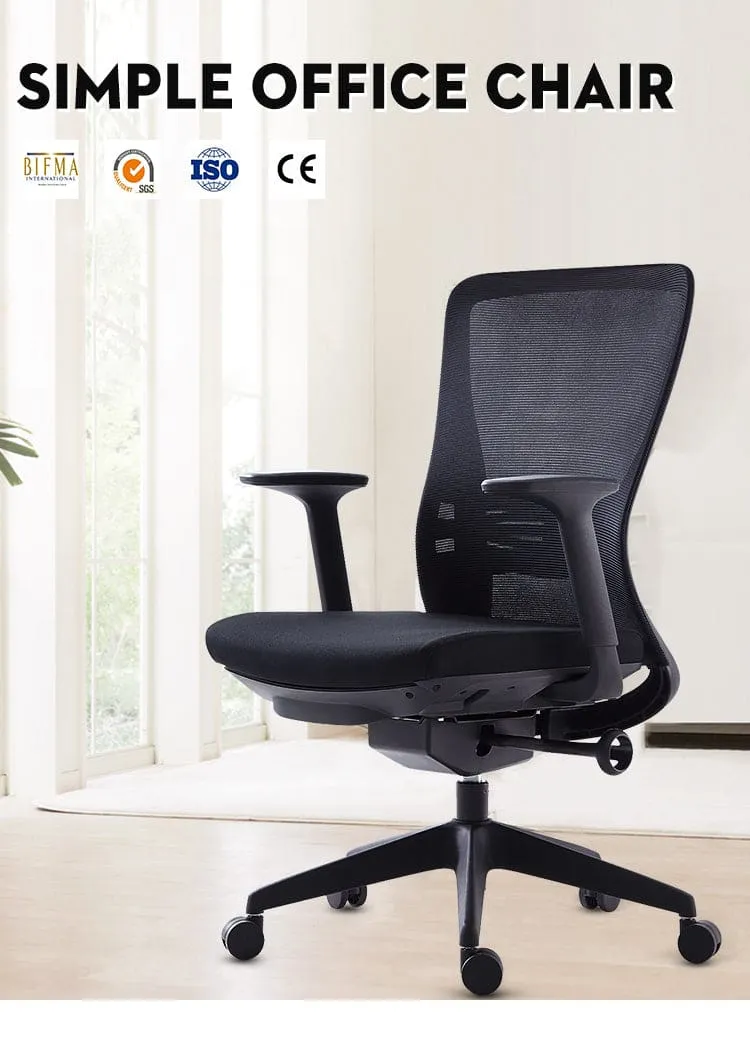 Office Furniture – Ergonomic Low Back Office Chair Mesh Swivel Office Chair