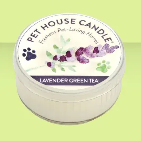 One Fur All Pet Mini Candle Lavender Green Tea