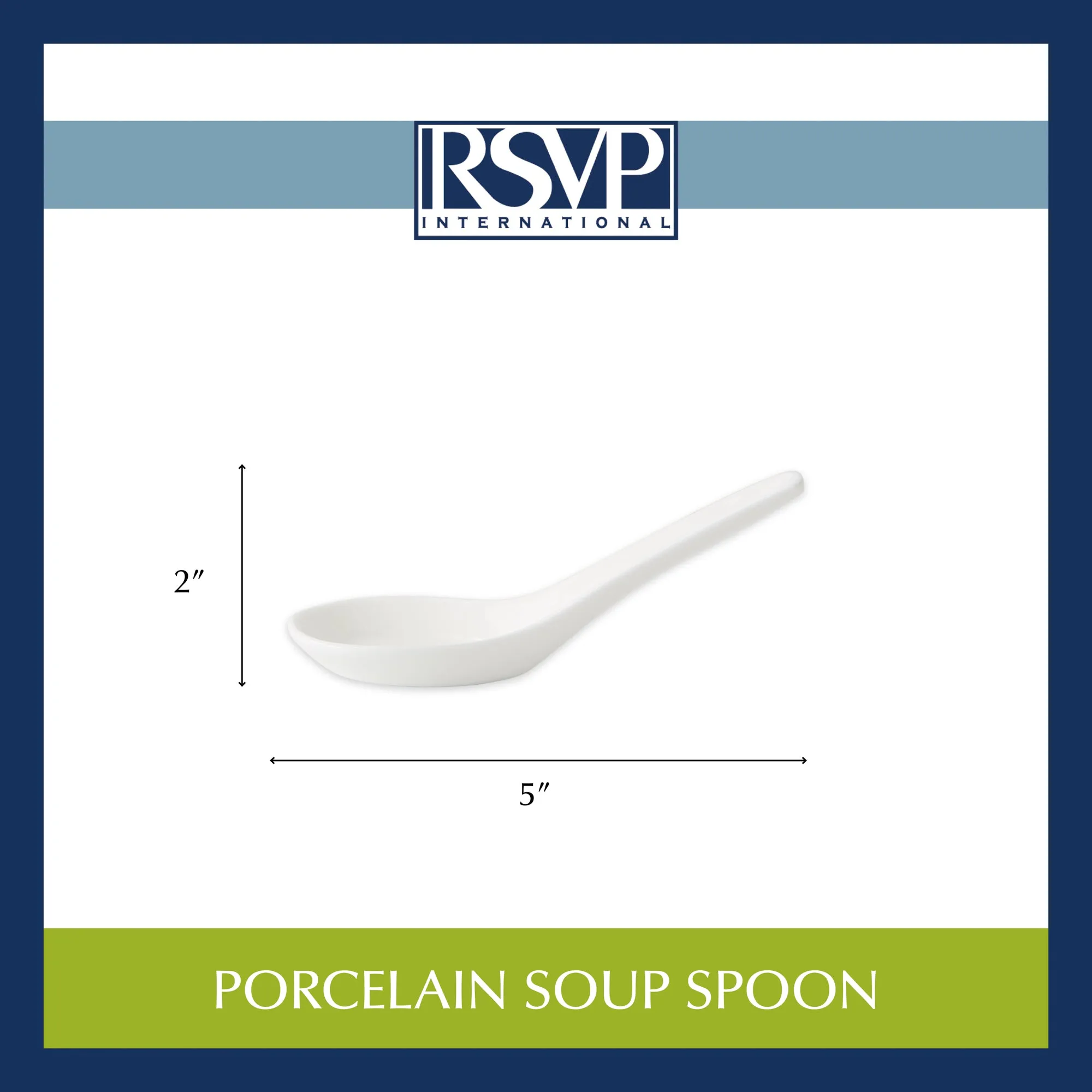 Porcelain Soup Spoon