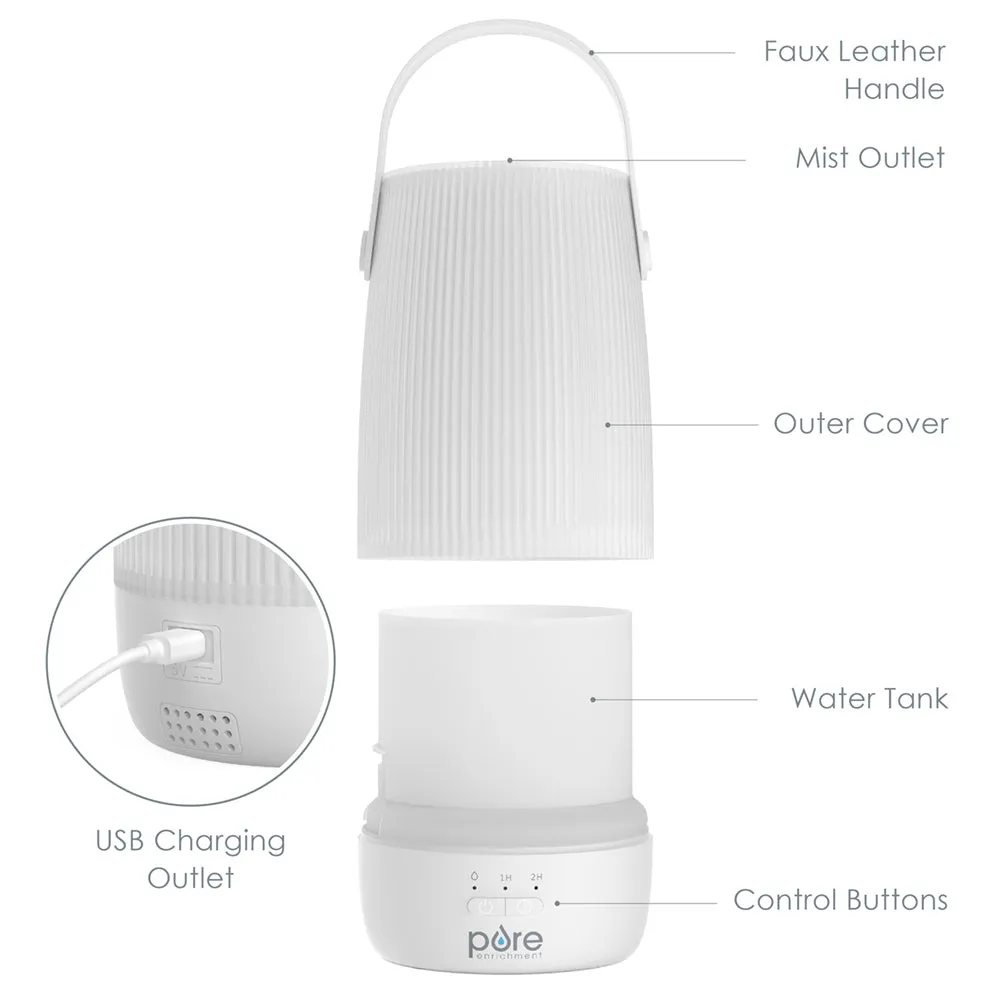 PureSpa™ Zen Cordless Essential Oil Diffuser & Light