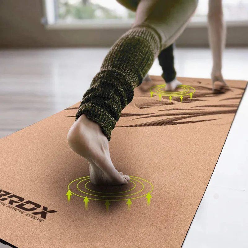 RDX D1 6mm Cork Yoga Mat