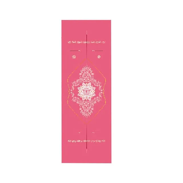 Rectangle Yoga Mat Double-sided Unique Print Position Line Sports Fitness Towels Non Slip Microfiber Yoga Floor Drape 183x63cm