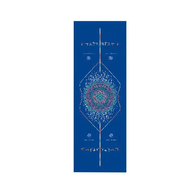 Rectangle Yoga Mat Double-sided Unique Print Position Line Sports Fitness Towels Non Slip Microfiber Yoga Floor Drape 183x63cm