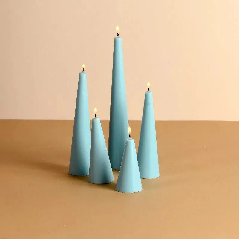 Scented Conical Candles | Multiple Fragrances | Set of 5