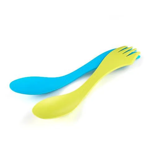 Serving Spork - Lime and Cyan