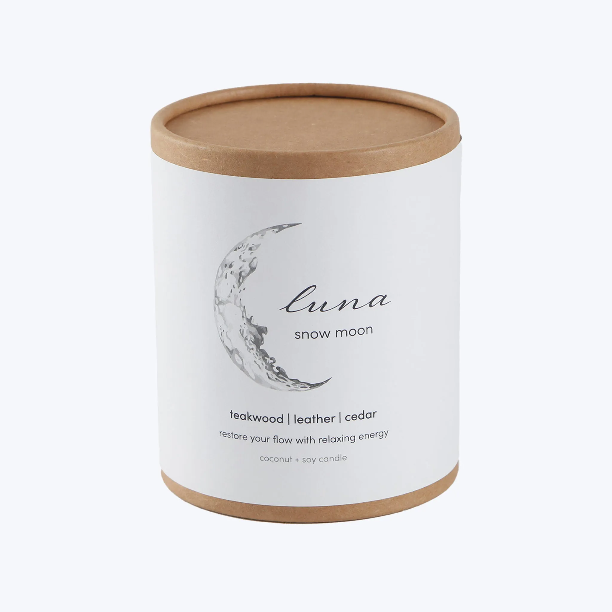 Snow Moon Luna Candle