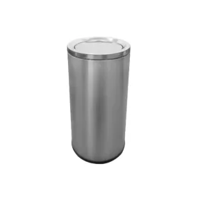 STP2 Dustbin | 65L | Silver Dustbin | Black Dustbin | Lobby Bin | Swing Top Bin | Stainless Bin