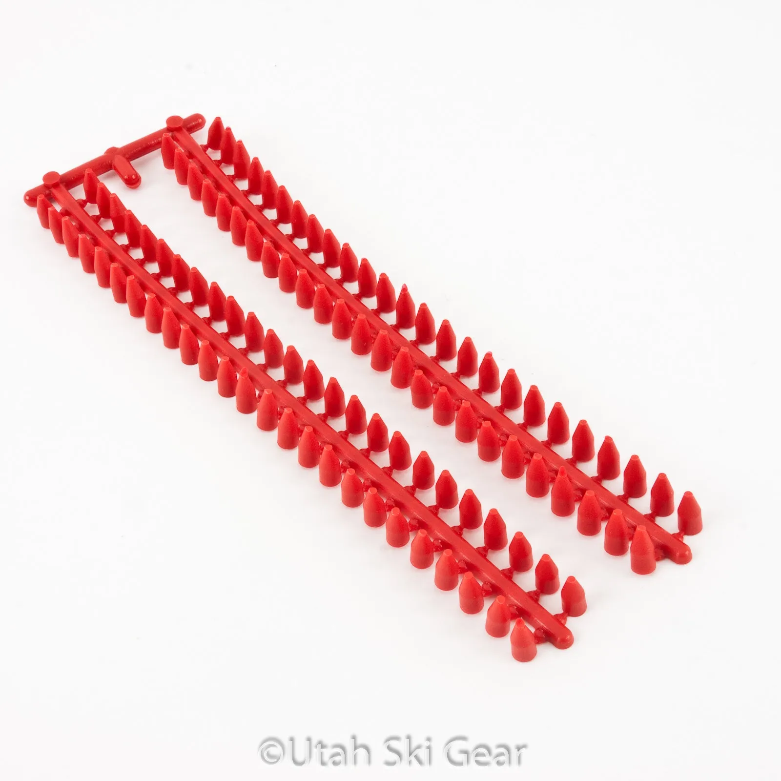 Strip of Binding Hole Plugs - Red - 100 pieces