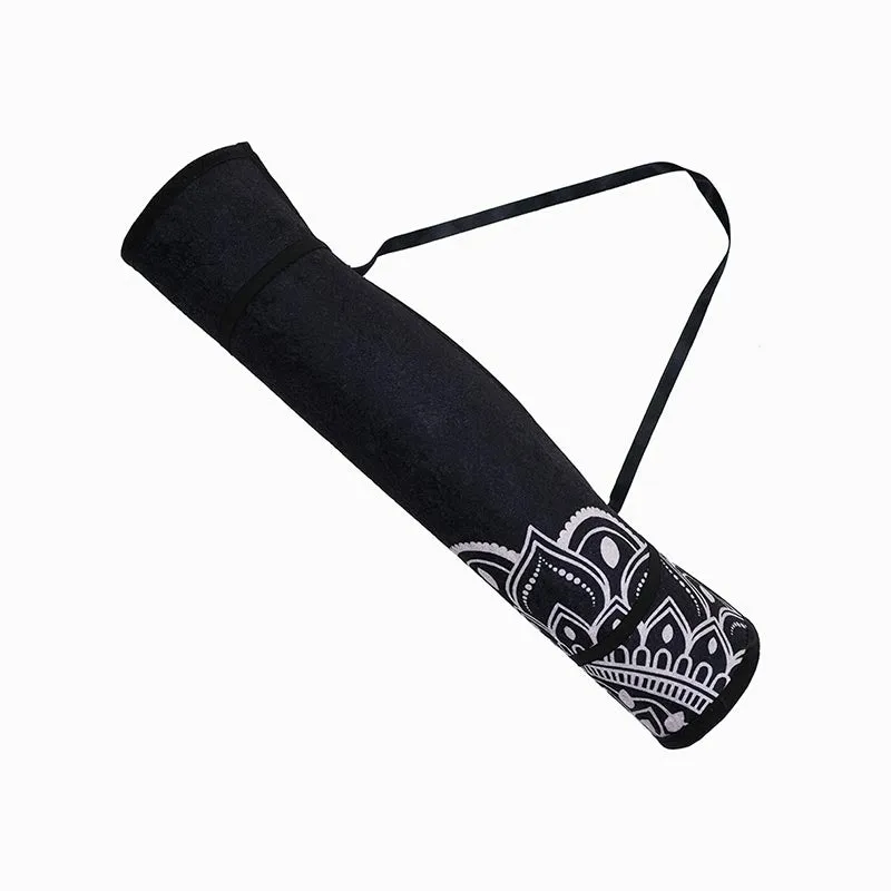 Teacher Black Polyester Yoga Mat