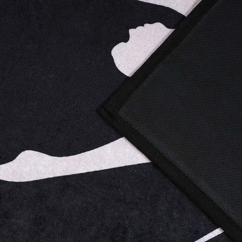 Teacher Black Polyester Yoga Mat