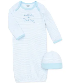 Thank Heaven for Little Boys Sleeper Gown And Hat