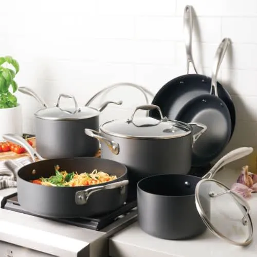 Tramontina Hard Anodized Cookware Set - 10 Pc