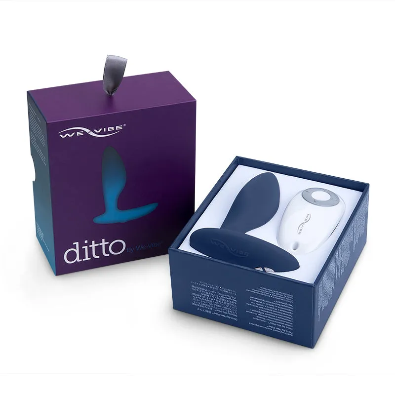 We-Vibe Ditto Rechargeable Remote-Controlled Silicone Vibrating Anal Plug Blue