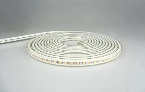 Wipro Garnet 10 mtr LED Strip Light with Surge Protection, Flexible for Outdoor Use. with IP65. (Pack of 1, Warm White)