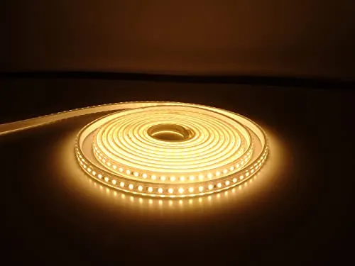 Wipro Garnet 10 mtr LED Strip Light with Surge Protection, Flexible for Outdoor Use. with IP65. (Pack of 1, Warm White)