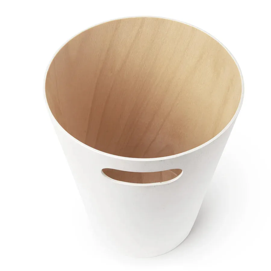 Woodrow Trash Can - White