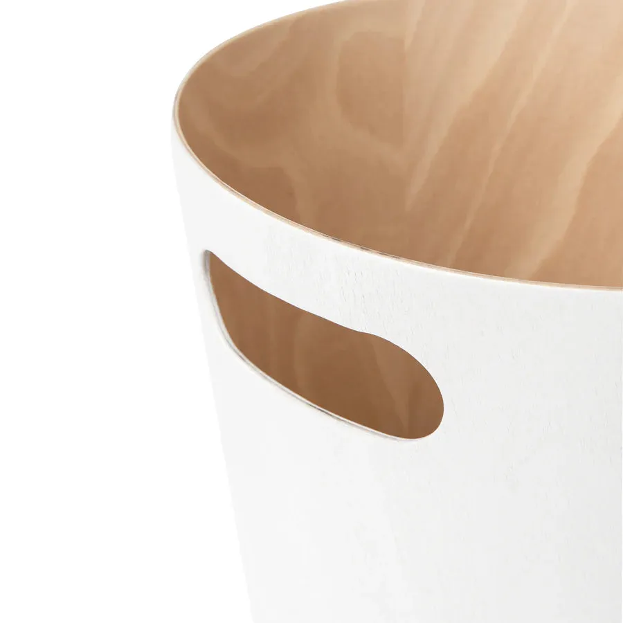 Woodrow Trash Can - White