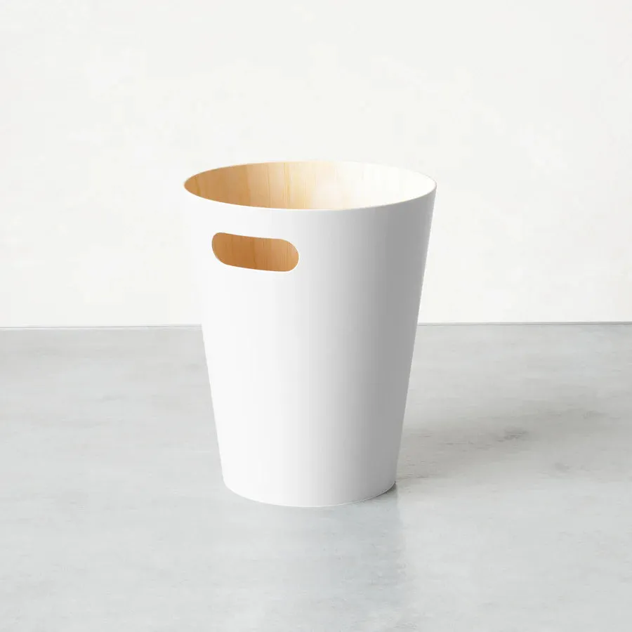 Woodrow Trash Can - White