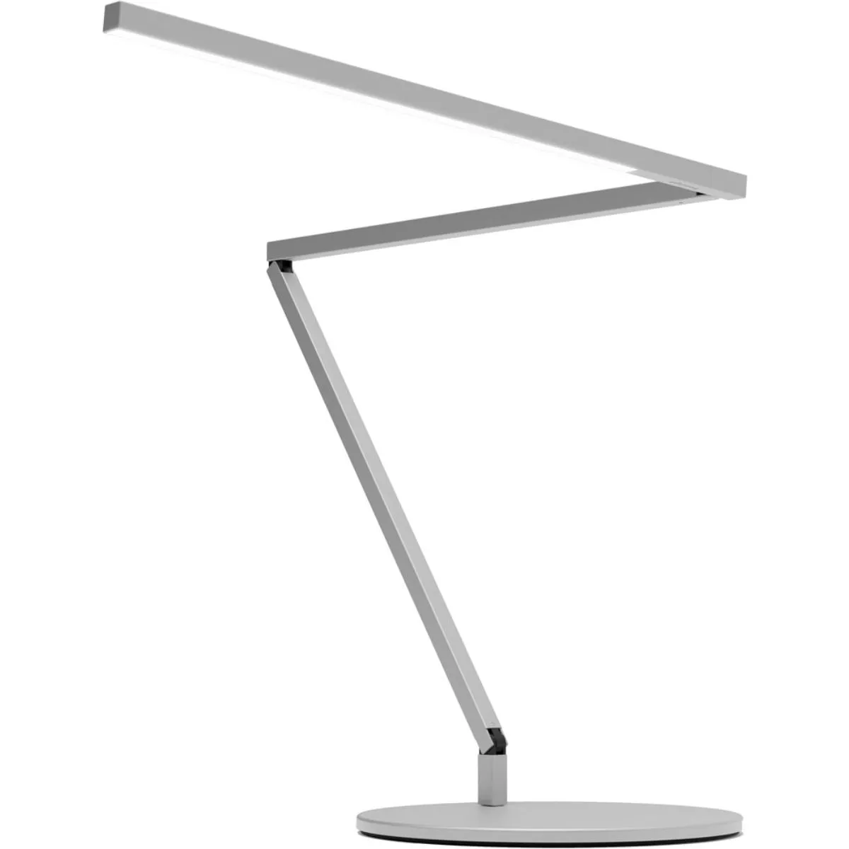 Z-Bar Pro Gen 4 Silver Modern LED Desk Lamp with USB Port